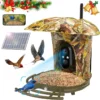 Smart Bird Feeder Camera Solar Powered Bird Watching Camera Wireless Outdoor